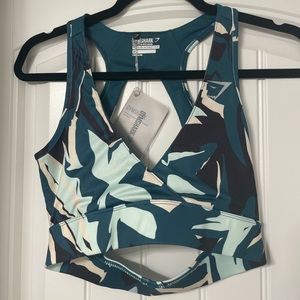 Gymshark X Nikki Blackketter Printed Cross Back Sports Bra